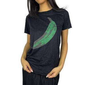 Hysteric Glamour x Andy Warhol Green Banana T-Shirt Black